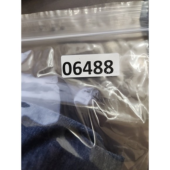 VTG 1946 Henley T-Shirt Mens L Blue Linen Cotton Poly Blend Short Sleeve NEW - Picture 7 of 7